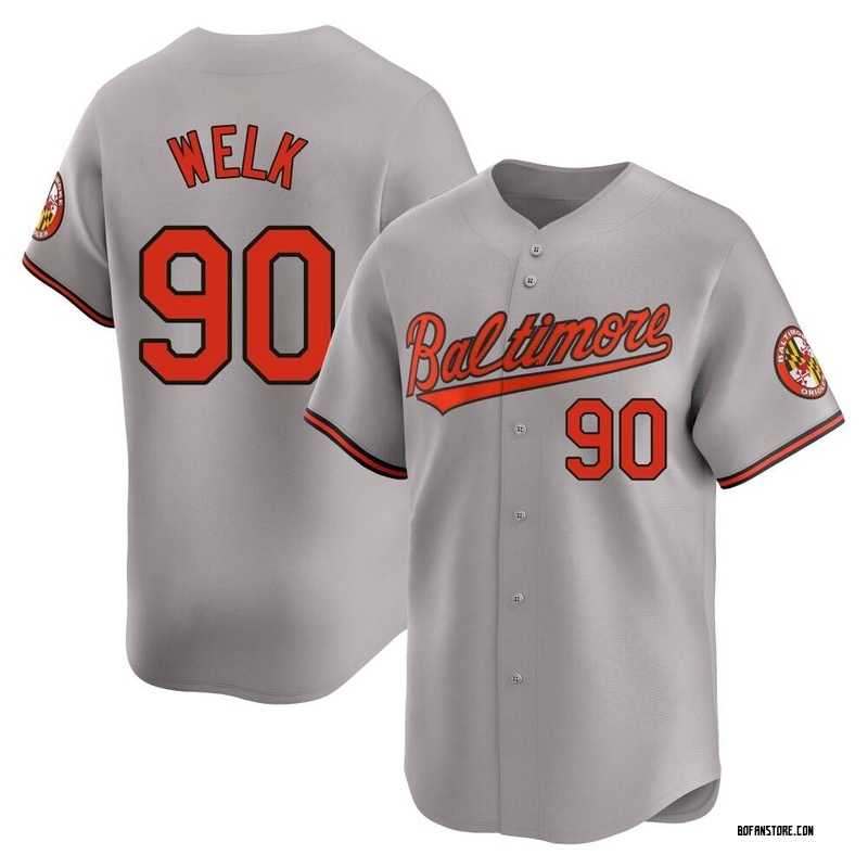Limited Toby Welk Men's Baltimore Orioles Gray Road Jersey