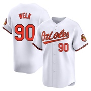 Limited Toby Welk Men's Baltimore Orioles White Home Jersey