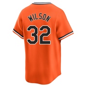 Limited Weston Wilson Men's Baltimore Orioles Orange Cooperstown Collection Jersey