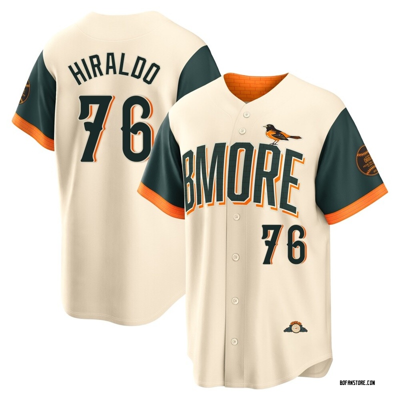 Limited Yaramil Hiraldo Men's Baltimore Orioles Cream 2026 City Connect Stadium Jersey