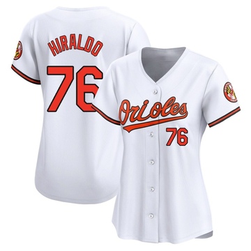 Limited Yaramil Hiraldo Women's Baltimore Orioles White Home Jersey