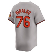 Limited Yaramil Hiraldo Youth Baltimore Orioles Gray Road Jersey