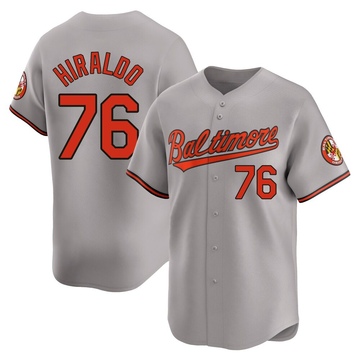 Limited Yaramil Hiraldo Youth Baltimore Orioles Gray Road Jersey