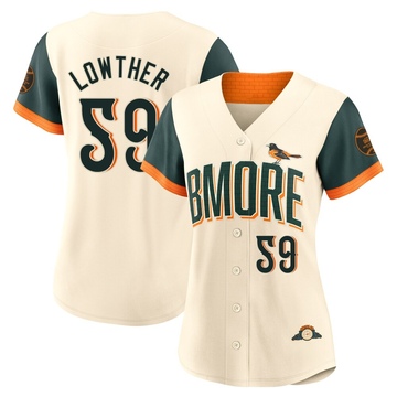 Limited Zac Lowther Women's Baltimore Orioles Cream 2026 City Connect Stadium Jersey