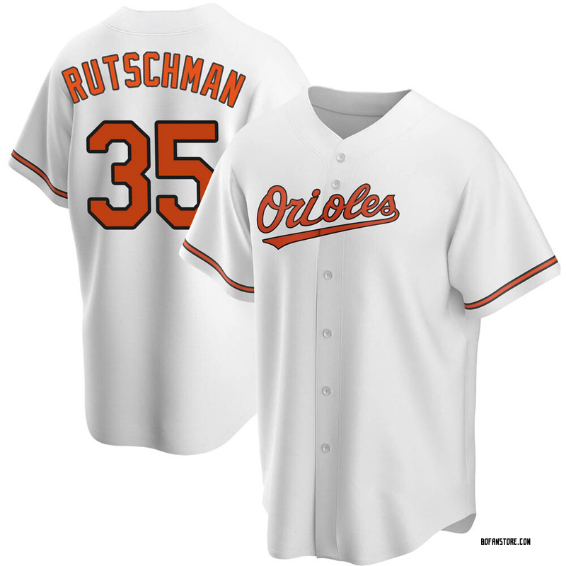 Replica Adley Rutschman Men's Baltimore Orioles White Home Jersey
