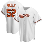 Replica Alexander Wells Men's Baltimore Orioles White Home Jersey