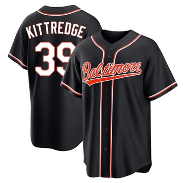 Replica Andrew Kittredge Youth Baltimore Orioles Black Fashion Out Jersey