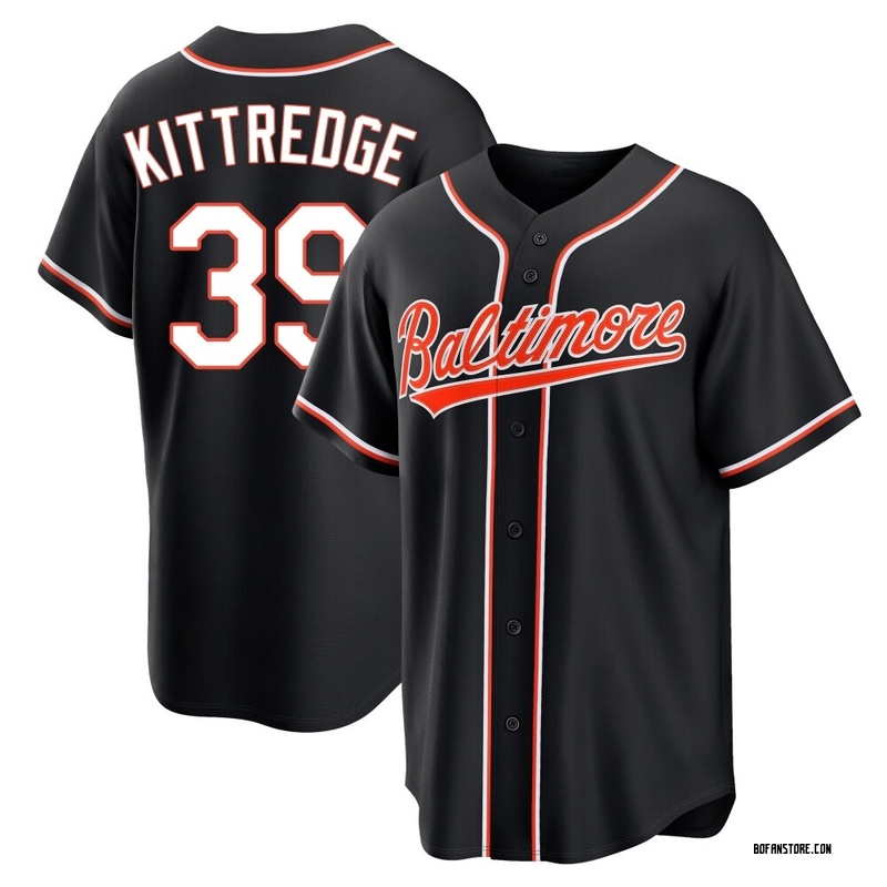 Replica Andrew Kittredge Youth Baltimore Orioles Black Fashion Out Jersey
