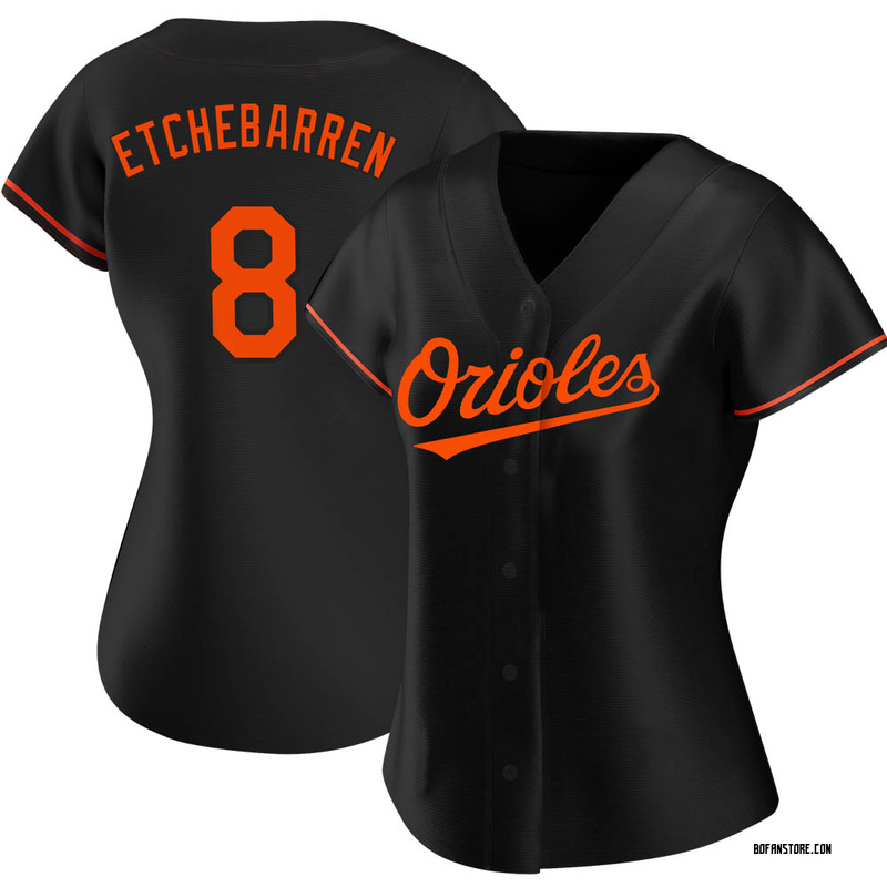 Replica Andy Etchebarren Women's Baltimore Orioles Black Alternate Jersey