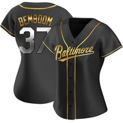 Replica Anthony Bemboom Women's Baltimore Orioles Black Golden Alternate Jersey