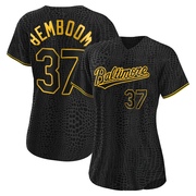 Replica Anthony Bemboom Women's Baltimore Orioles Black Snake Skin City Jersey