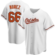 Replica Anthony Nunez Youth Baltimore Orioles White Home Jersey