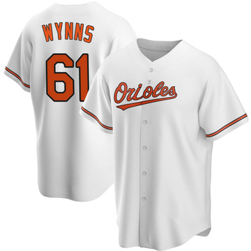 Replica Austin Wynns Men's Baltimore Orioles White Home Jersey