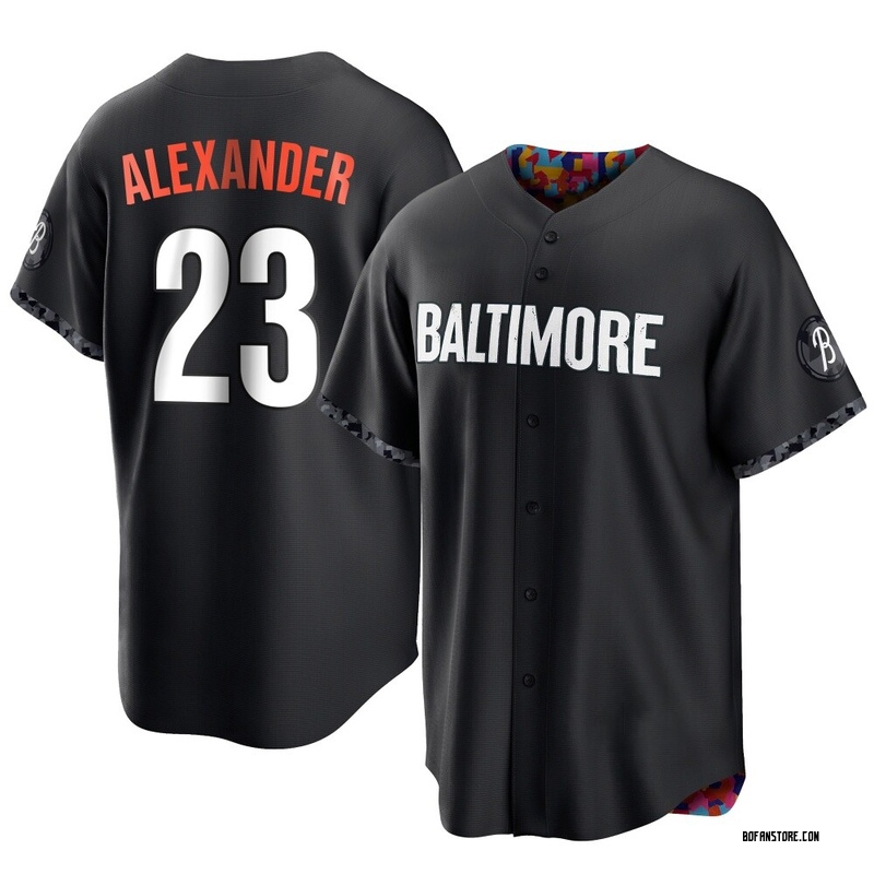 Replica Blaze Alexander Men's Baltimore Orioles Black 2023 City Connect Jersey