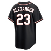 Replica Blaze Alexander Men's Baltimore Orioles Black Fashion Out Jersey