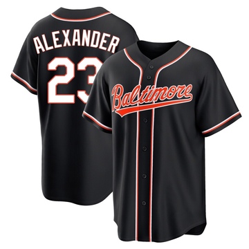 Replica Blaze Alexander Youth Baltimore Orioles Black Fashion Out Jersey