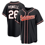 Replica Boog Powell Youth Baltimore Orioles Black Fashion Out Jersey