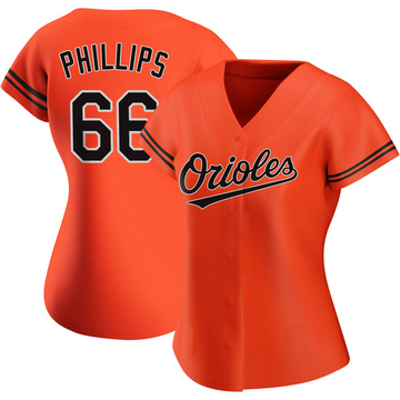 Replica Brett Phillips Women's Baltimore Orioles Orange Alternate Jersey