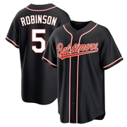 Replica Brooks Robinson Youth Baltimore Orioles Black Fashion Out Jersey