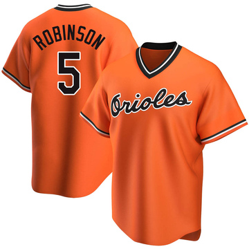 Replica Brooks Robinson Youth Baltimore Orioles Orange Alternate Cooperstown Collection Jersey