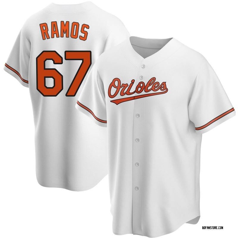 Replica Bryan Ramos Youth Baltimore Orioles White Home Jersey