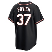 Replica Cade Povich Youth Baltimore Orioles Black Fashion Out Jersey