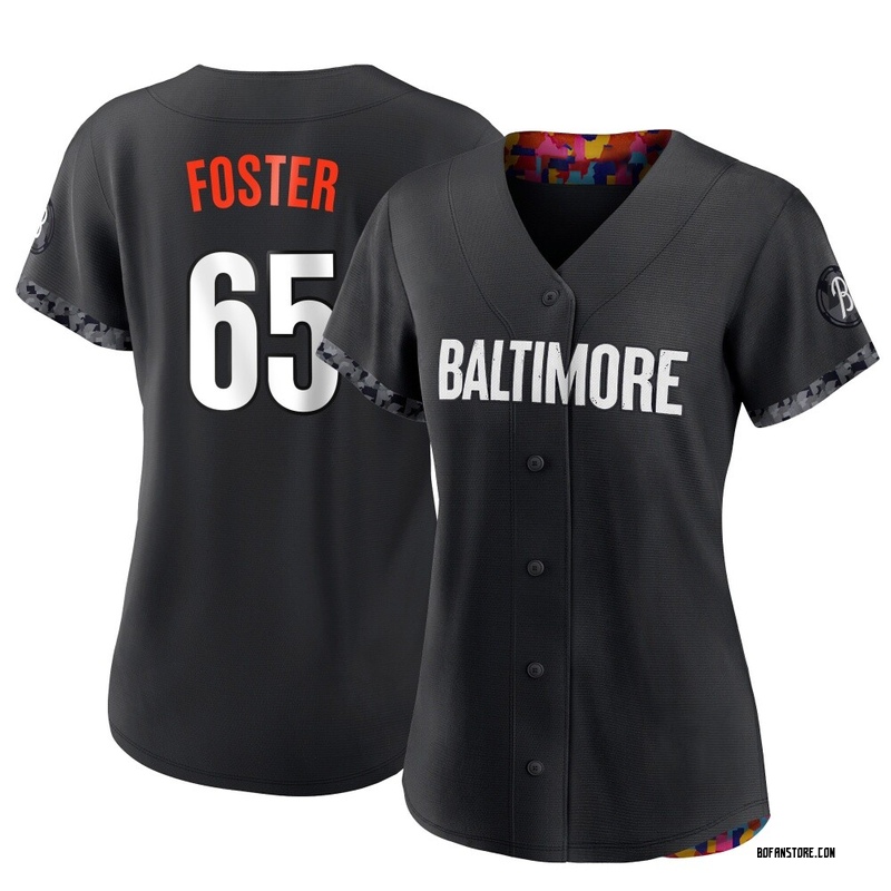 Replica Cameron Foster Women's Baltimore Orioles Black 2023 City Connect Jersey