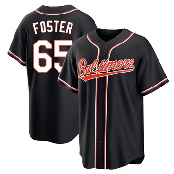 Replica Cameron Foster Youth Baltimore Orioles Black Fashion Out Jersey