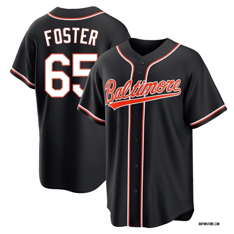 Replica Cameron Foster Youth Baltimore Orioles Black Fashion Out Jersey
