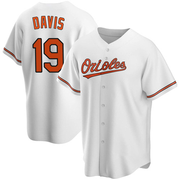 Replica Chris Davis Men's Baltimore Orioles White Home Jersey