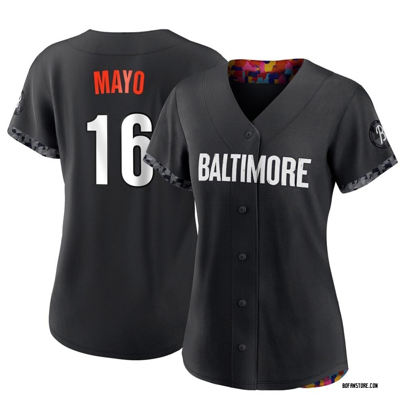 Replica Coby Mayo Women's Baltimore Orioles Black 2023 City Connect Jersey