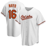 Replica Coby Mayo Youth Baltimore Orioles White Home Jersey