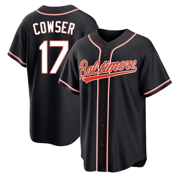 Replica Colton Cowser Men's Baltimore Orioles Black Fashion Out Jersey