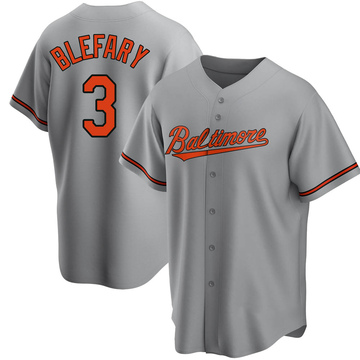 Replica Curt Blefary Youth Baltimore Orioles Gray Road Jersey