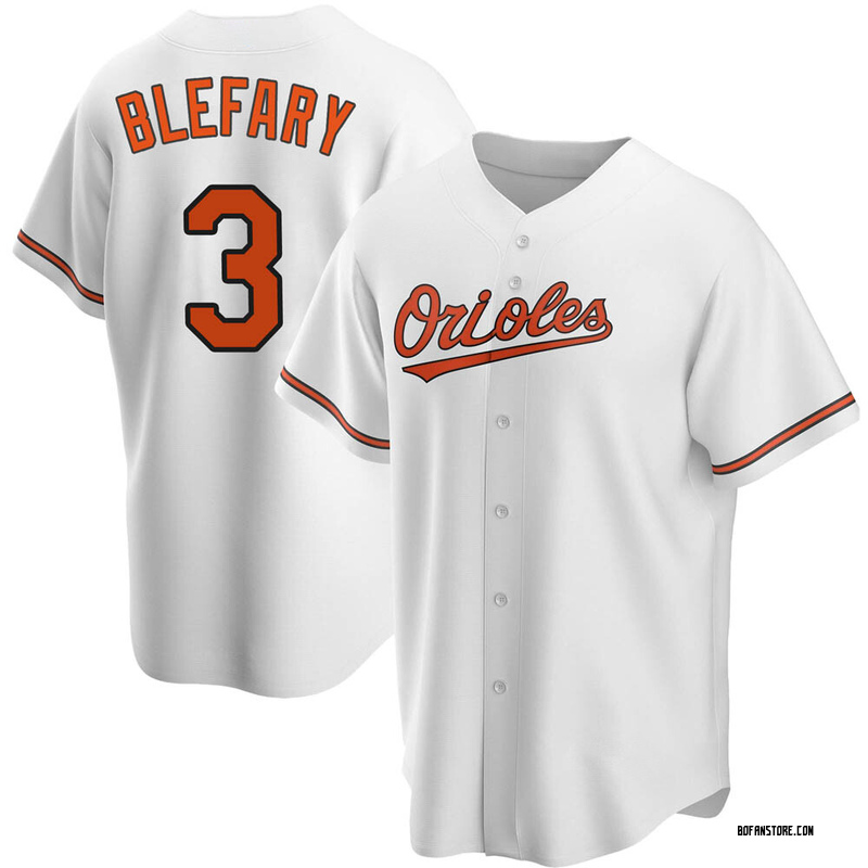 Replica Curt Blefary Youth Baltimore Orioles White Home Jersey