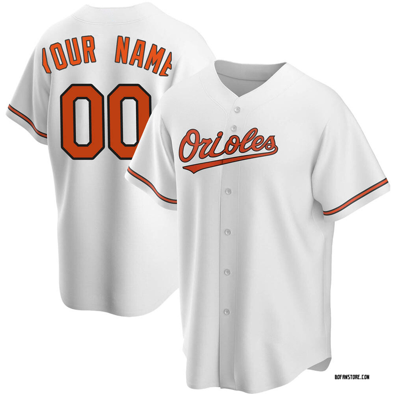 Replica Custom Men's Baltimore Orioles White Home Jersey