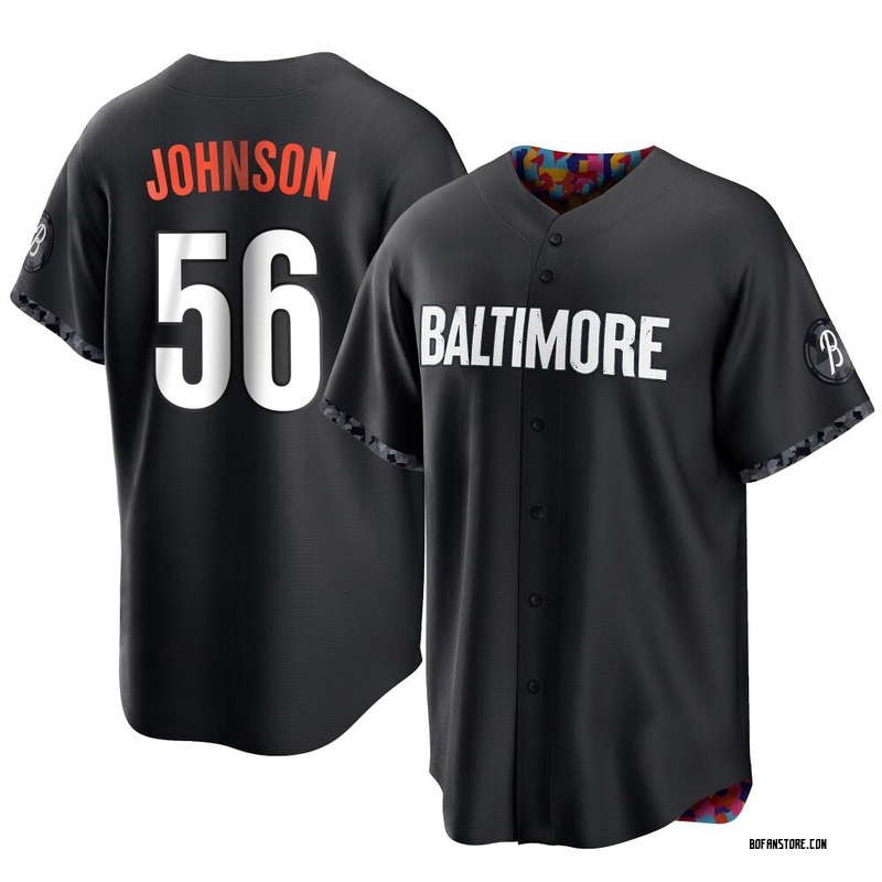 Replica Daniel Johnson Youth Baltimore Orioles Black 2023 City Connect Jersey