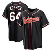 Replica Dean Kremer Youth Baltimore Orioles Black Fashion Out Jersey