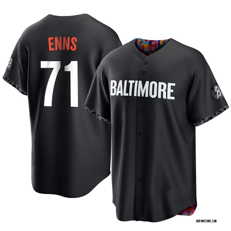 Replica Dietrich Enns Men's Baltimore Orioles Black 2023 City Connect Jersey