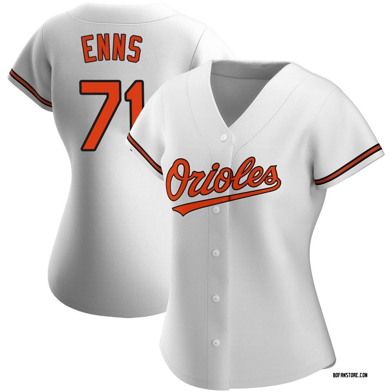 Replica Dietrich Enns Women's Baltimore Orioles White Home Jersey