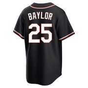 Replica Don Baylor Men's Baltimore Orioles Black Fashion Out Jersey