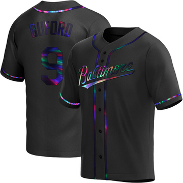 Replica Don Buford Youth Baltimore Orioles Black Holographic Alternate Jersey
