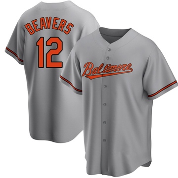 Replica Dylan Beavers Men's Baltimore Orioles Gray Road Jersey