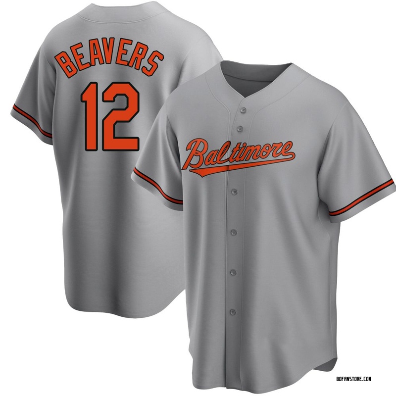 Replica Dylan Beavers Youth Baltimore Orioles Gray Road Jersey