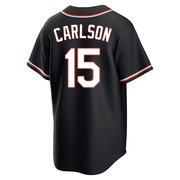 Replica Dylan Carlson Men's Baltimore Orioles Black Fashion Out Jersey