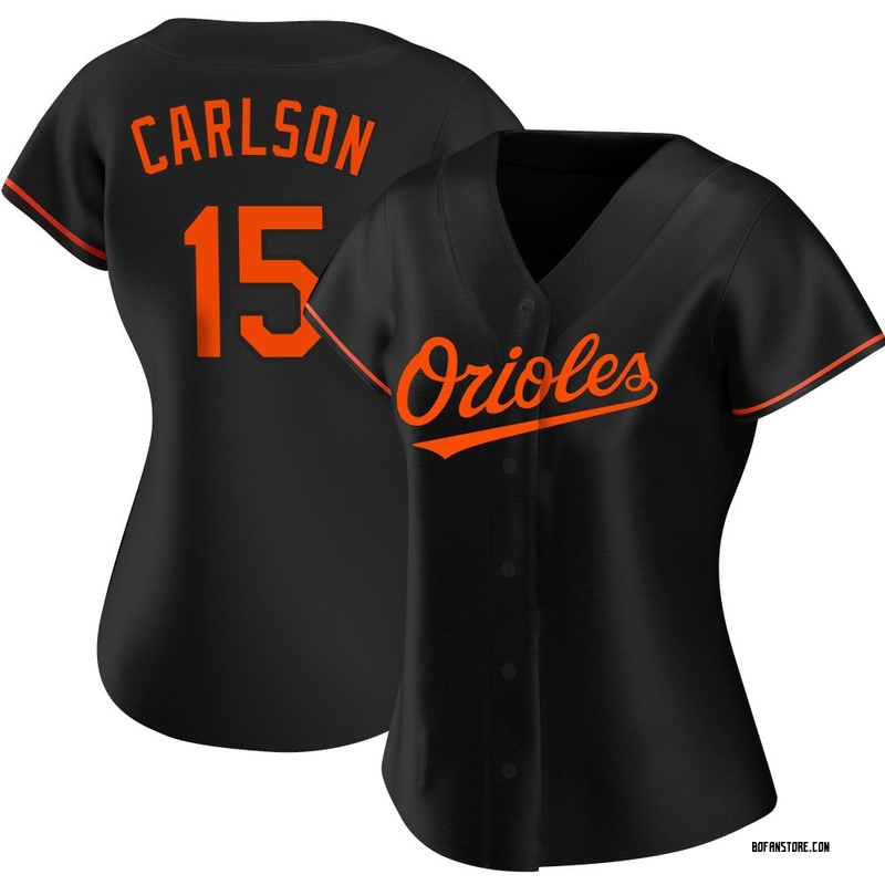 Replica Dylan Carlson Women's Baltimore Orioles Black Alternate Jersey