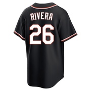 Replica Emmanuel Rivera Men's Baltimore Orioles Black Fashion Out Jersey