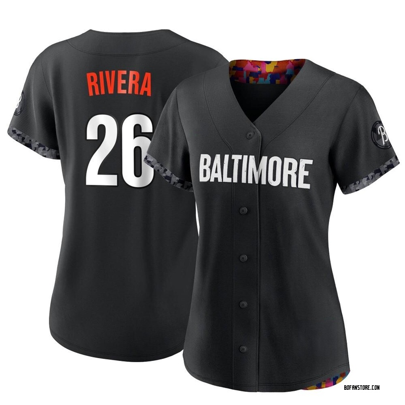 Replica Emmanuel Rivera Women's Baltimore Orioles Black 2023 City Connect Jersey