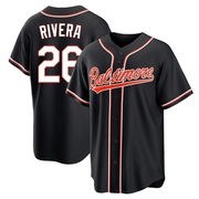 Replica Emmanuel Rivera Youth Baltimore Orioles Black Fashion Out Jersey