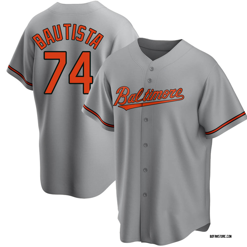 Replica Felix Bautista Men's Baltimore Orioles Gray Road Jersey
